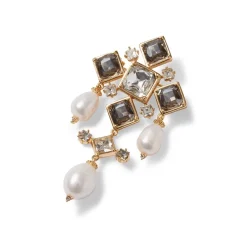 The Met Store Royal Tudor Pearl Chandelier Brooch