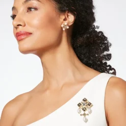 The Met Store Royal Tudor Pearl Chandelier Brooch