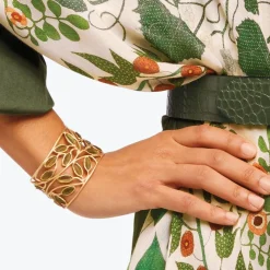 The Met Store Sage Leaf Cuff