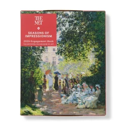 The Met Store Seasons of Impressionism Spiral-Bound Engagement Calendar 2025