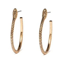 The Met Store Serpentine Hoop Earrings
