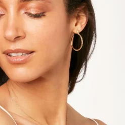 The Met Store Serpentine Hoop Earrings