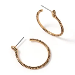 The Met Store Serpentine Hoop Earrings