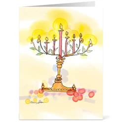 The Met Store Sklar: Golden Lights Hanukkah Cards