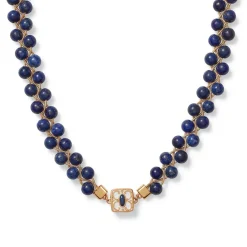 The Met Store Spanish Baldric Lapis Braided Necklace
