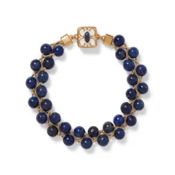 The Met Store Spanish Baldric Lapis Braided Bracelet