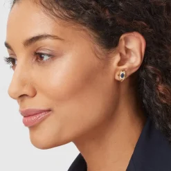 The Met Store Spanish Baldric Lapis Stud Earrings