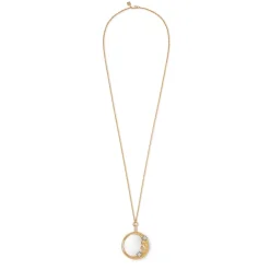 The Met Store Spanish Day and Night Magnifier Pendant Necklace
