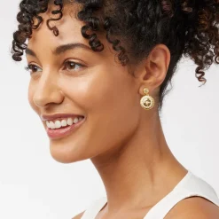 The Met Store Spanish Day and Night Magnifier Pendant Necklace and Moon Drop Earrings Set
