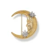 The Met Store Spanish Day and Night Moon Brooch