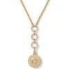 The Met Store Spanish Day and Night Reversible Lariat Pendant Necklace