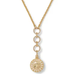 The Met Store Spanish Day and Night Reversible Lariat Pendant Necklace