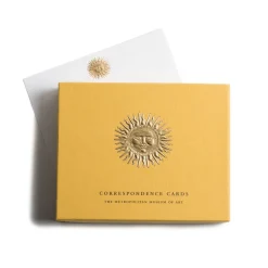 The Met Store Sunburst Correspondence Cards