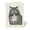 The Met Store The Favorite Cat Quilled Card