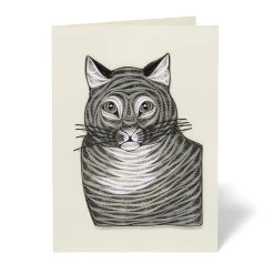 The Met Store The Favorite Cat Quilled Card