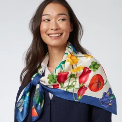 The Met Store The Met Cloisters Garden Square Silk Scarf