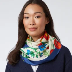 The Met Store The Met Cloisters Garden Square Silk Scarf