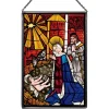 The Met Store The Nativity Glass Panel