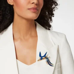 The Met Store Tropical Bird Brooch