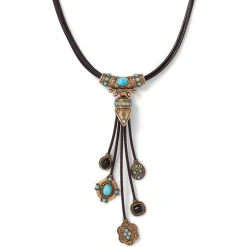 The Met Store Turkmen Leather Statement Necklace
