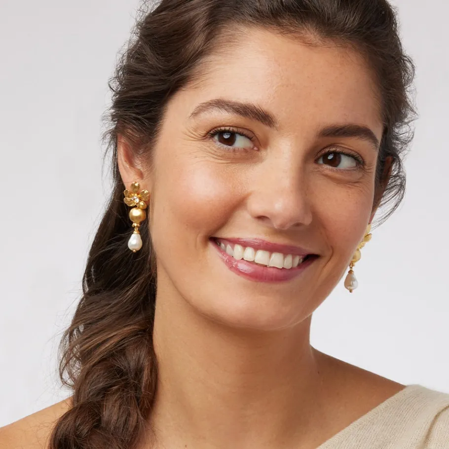 The Met Store Unicorn in a Garden Drop Earrings