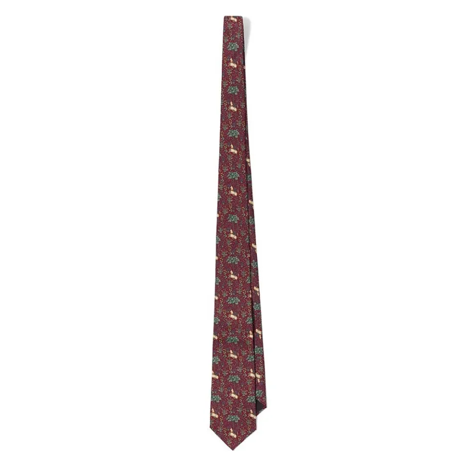 The Met Store Unicorn in a Garden Silk Necktie