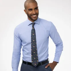 The Met Store Unicorn in a Garden Silk Necktie