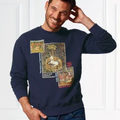 The Met Store Unicorn Tapestries Crew Neck Sweatshirt