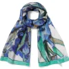 The Met Store Van Gogh Irises Oblong Silk Scarf