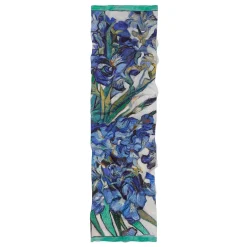 The Met Store Van Gogh Irises Oblong Silk Scarf