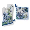 The Met Store Van Gogh Irises Pot Holder and Oven Mitt Set