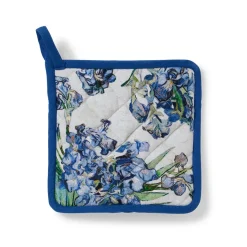 The Met Store Van Gogh Irises Pot Holder and Oven Mitt Set