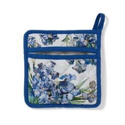 The Met Store Van Gogh Irises Pot Holder and Oven Mitt Set