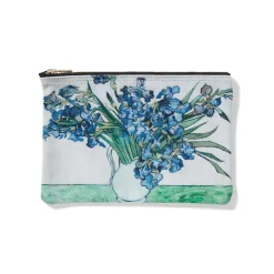 The Met Store Van Gogh Irises Zip Pouch