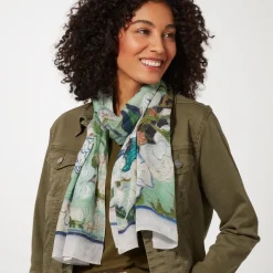 The Met Store Van Gogh Roses Oblong Silk Scarf