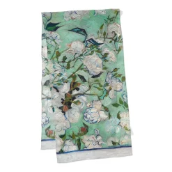 The Met Store Van Gogh Roses Oblong Silk Scarf