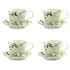 The Met Store Van Gogh Roses Teacup and Saucer