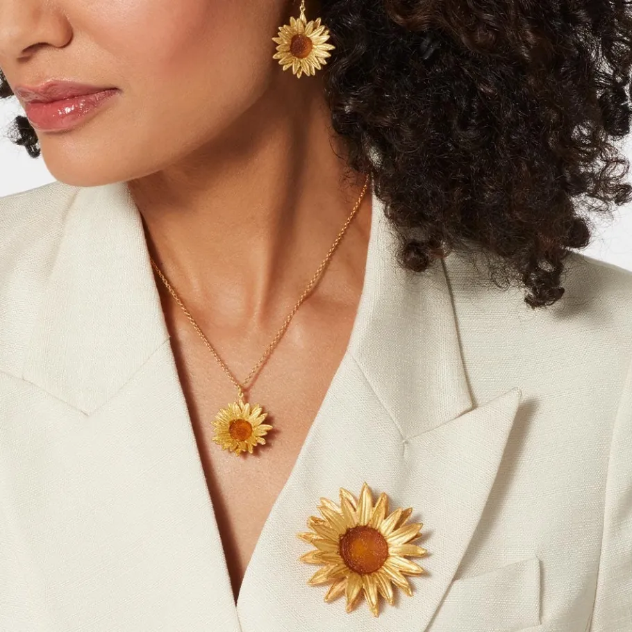 The Met Store Van Gogh Sunflower Brooch