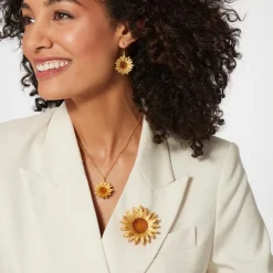 The Met Store Van Gogh Sunflower Drop Earrings