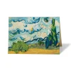 The Met Store Van Gogh Wheat Field with Cypresses Quilled Card