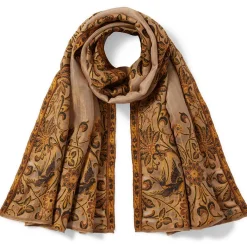 The Met Store Victorian Foliate Jacquard Shawl