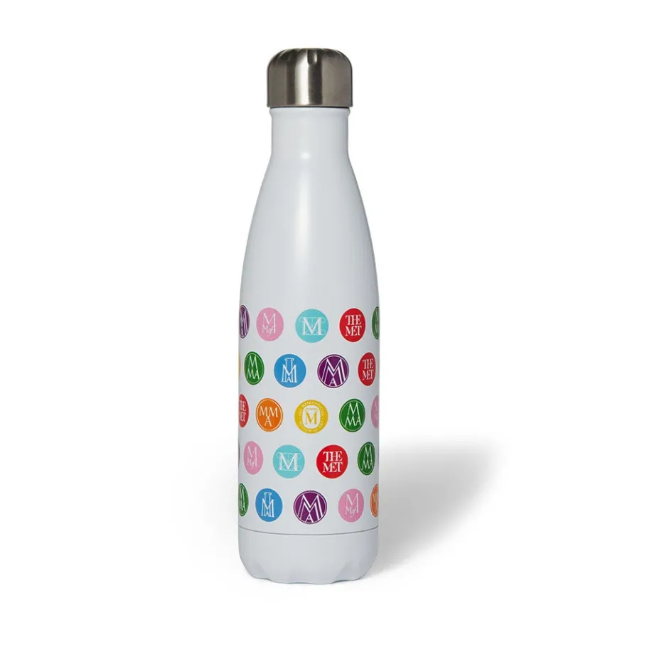 The Met Store Vintage Met Logos Water Bottle