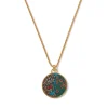 The Met Store William Morris Blackthorn Enamel Pendant Necklace