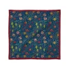 The Met Store William Morris Pomegranate Cotton-and-Silk Pocket Square