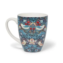 The Met Store William Morris Strawberry Thief Covered Mug with Tea Infuser