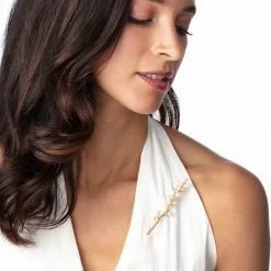 The Met Store Willow Catkins Pearl Brooch