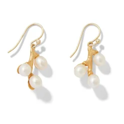 The Met Store Willow Catkins Pearl Drop Earrings