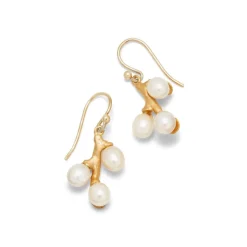 The Met Store Willow Catkins Pearl Drop Earrings
