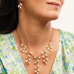 The Met Store Willow Catkins Pearl Drop Earrings